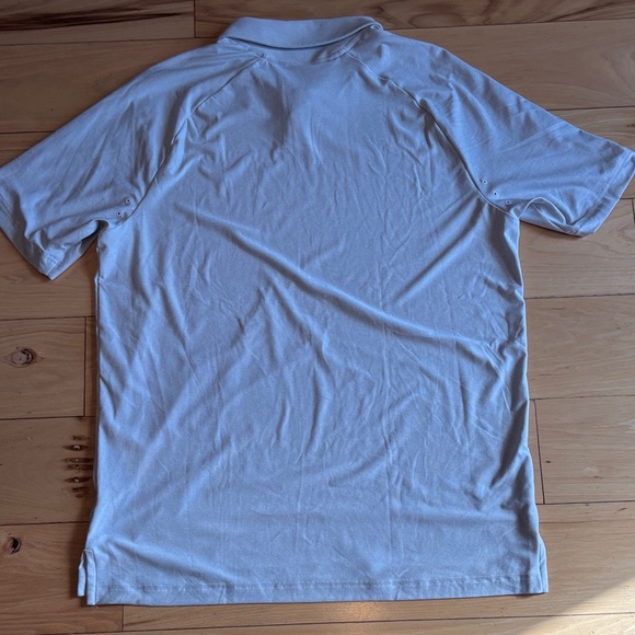 adidas Men's Light Gray Polo Shirt - Picture 3 of 3